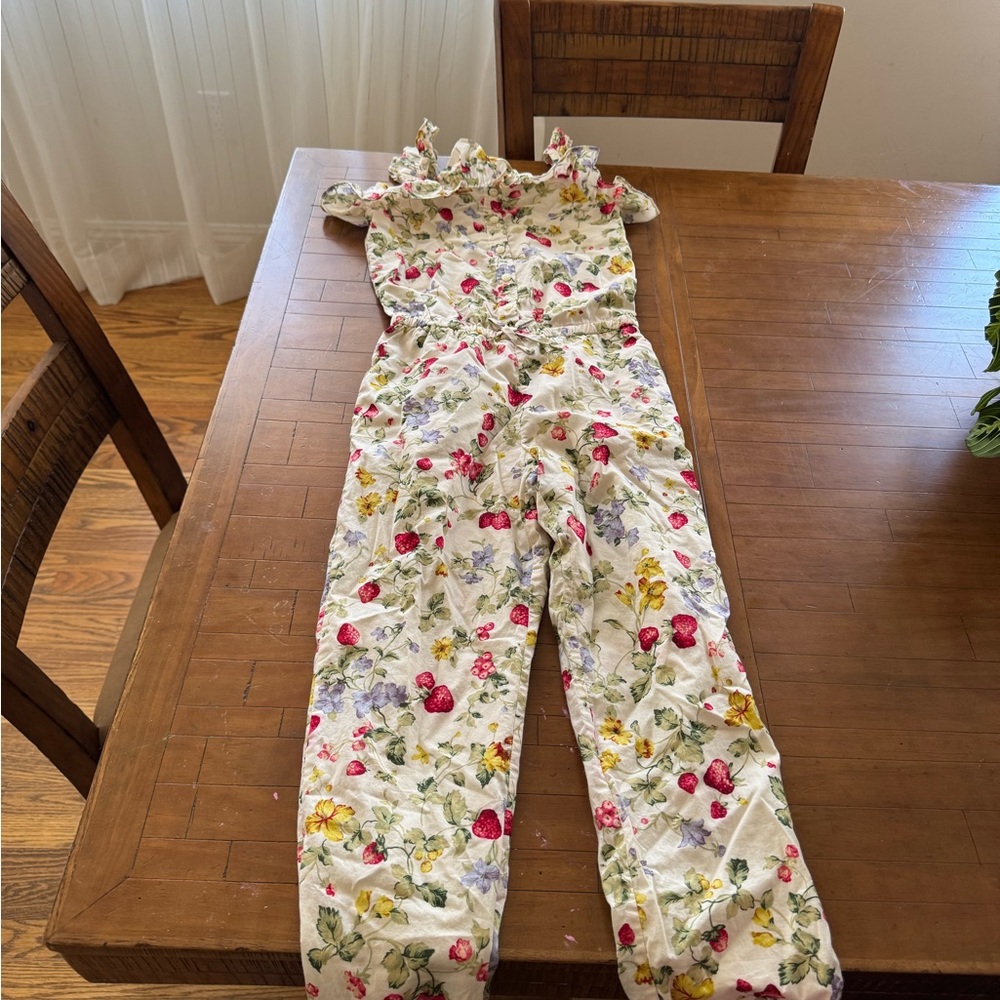 Polo Ralph Lauren Girls Floral Jumpsuit